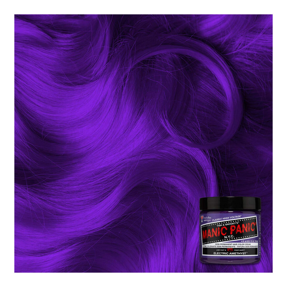 Permanent färg Classic Manic Panic Electric Amethyst (118 ml)